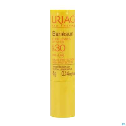 Sie sehen eine Packung Sonnenprodukte Uriage/bariesun Lippenstick Spf30 4g, Produktbild: 03 Sonnenprodukte Uriage/bariesun Lippenstick Spf30 4g, A-Nr.: 5618041 - 03