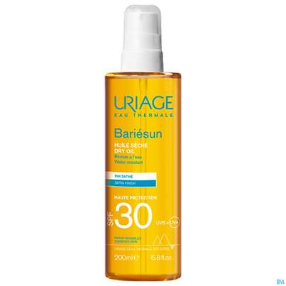 Sie sehen eine Packung Sonnenprodukte Uriage/bariesun Pumpspray Spf30 Trockenoel 200ml, Produktbild: 01 Sonnenprodukte Uriage/bariesun Pumpspray Spf30 Trockenoel 200ml, A-Nr.: 5618147 - 01