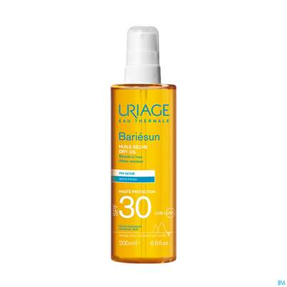 Sie sehen eine Packung Sonnenprodukte Uriage/bariesun Pumpspray Spf30 Trockenoel 200ml, Produktbild: 02 Sonnenprodukte Uriage/bariesun Pumpspray Spf30 Trockenoel 200ml, A-Nr.: 5618147 - 02
