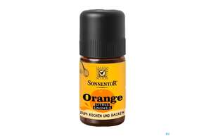 Sie sehen eine Packung Sonnentor Aetherisches Gewuerzoel Bio Orange Neu 17001 5ml, Produktbild: 01 Sonnentor Aetherisches Gewuerzoel Bio Orange Neu 17001 5ml, A-Nr.: 5862350 - 01