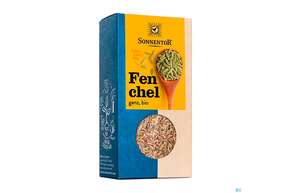 Sie sehen eine Packung Sonnentor Bio Fenchel Ganz 00322 40g, Produktbild: 01 Sonnentor Bio Fenchel Ganz 00322 40g, A-Nr.: 3740051 - 01