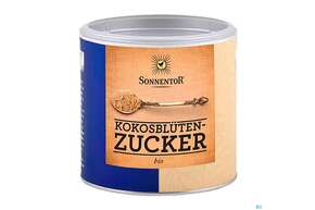 Sie sehen eine Packung Sonnentor Bio Kokosbluetenzucker 97825 300g, Produktbild: 01 Sonnentor Bio Kokosbluetenzucker 97825 300g, A-Nr.: 4389868 - 01
