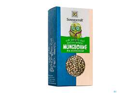 Sie sehen eine Packung Sonnentor Bio Mungbohnen 00113 120g, Produktbild: 01 Sonnentor Bio Mungbohnen 00113 120g, A-Nr.: 4150357 - 01