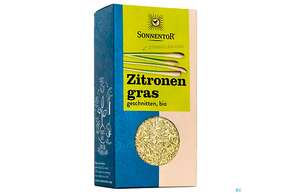 Sie sehen eine Packung Sonnentor Bio Zitronengras Geschnitten 00720 25g, Produktbild: 01 Sonnentor Bio Zitronengras Geschnitten 00720 25g, A-Nr.: 3740223 - 01