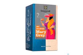 Sie sehen eine Packung Sonnentor Tee/bio Mary Grey Beutel 02318 18st, Produktbild: 01 Sonnentor Tee/bio Mary Grey Beutel 02318 18st, A-Nr.: 5742396 - 01