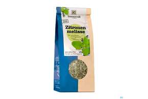 Sie sehen eine Packung Sonnentor Tee/bio Zitrone Melisse 00208 50g, Produktbild: 01 Sonnentor Tee/bio Zitrone Melisse 00208 50g, A-Nr.: 3388074 - 01