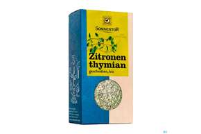 Sie sehen eine Packung Sonnentor Zitronenthymian 00907 20g, Produktbild: 01 Sonnentor Zitronenthymian 00907 20g, A-Nr.: 4352061 - 01