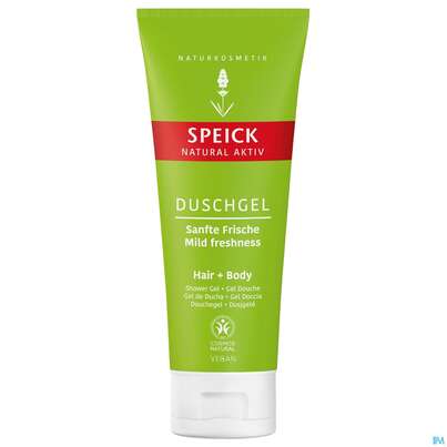 Sie sehen eine Packung Speick Natural/aktiv Duschgel Nr 61141 200ml, Produktbild: 02 Speick Natural/aktiv Duschgel Nr 61141 200ml, A-Nr.: 4196448 - 02