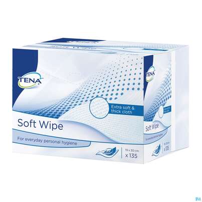 Sie sehen eine Packung Tena Softwipe 19x30cm 135st, Produktbild: 04 Tena Softwipe 19x30cm 135st, A-Nr.: 2303704 - 04