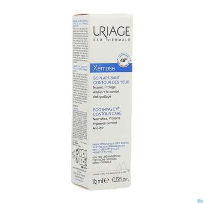 Sie sehen eine Packung Uriage Xemose Beruhigende Augencreme 15ml, Produktbild: 02 Uriage Xemose Beruhigende Augencreme 15ml, A-Nr.: 5618779 - 02