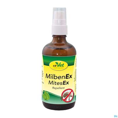 Sie sehen eine Packung Veterinaerprodukte Cdvet Milben Ex 100ml, Produktbild: 01 Veterinaerprodukte Cdvet Milben Ex 100ml, A-Nr.: 3490950 - 01