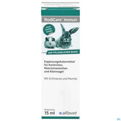 Veterinaerprodukte Rodicare F Kleinnager Immun 15ml, A-Nr.: 4630790 - 01