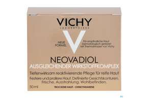 Sie sehen eine Packung Vichy Neovadiol Tagespflege Trockene Haut Alt 50ml, Produktbild: 01 Vichy Neovadiol Tagespflege Trockene Haut Alt 50ml, A-Nr.: 4345598 - 01