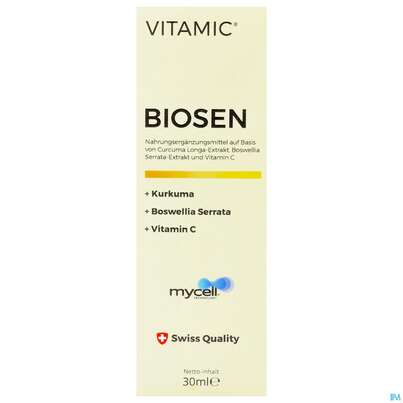 Vitamic Tropfen Biosen Kurkuma Boswellia Serrata Vitamin C 30ml, A-Nr.: 5666287 - 01