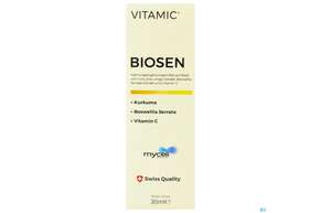 Vitamic Tropfen Biosen Kurkuma Boswellia Serrata Vitamin C 30ml, A-Nr.: 5666287 - 01