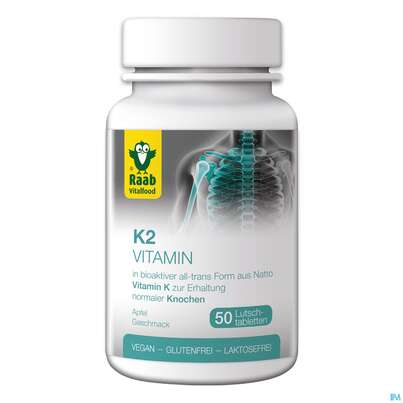 Vitamin K2 Lutschtabl Raab 50st, A-Nr.: 4854928 - 02