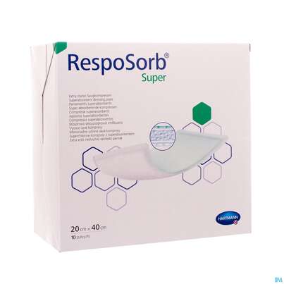 Wundauflagen Resposorb Super 20x 40cm 10st, A-Nr.: 4600487 - 02