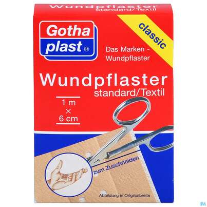 Wundpflaster Standard 1mx 6cm 1st, A-Nr.: 2418442 - 01