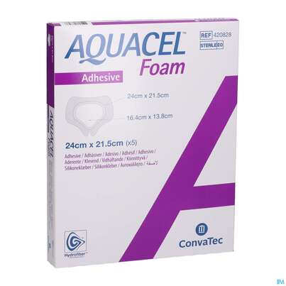 Wundverband Aquacel Foam Adhesive Sakral 24x21,5cm 42082 5st, A-Nr.: 4350151 - 03