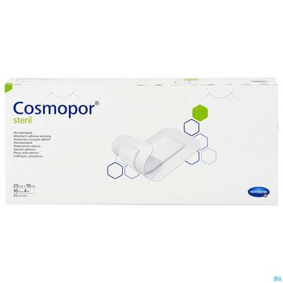 Wundverband Cosmopor Steril Selbstklebend 25x 10cm 25st, A-Nr.: 1526129 - 01