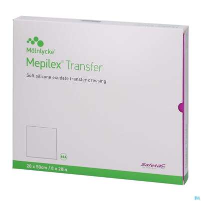 Wundverband Mepilex Silikon Transfer 20x 50cm 4st, A-Nr.: 4100158 - 02