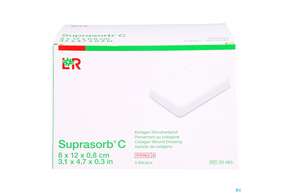 Wundverband Suprasorb Steril C Kollagen 8x 12x 0,8cm 5st, A-Nr.: 2203575 - 01