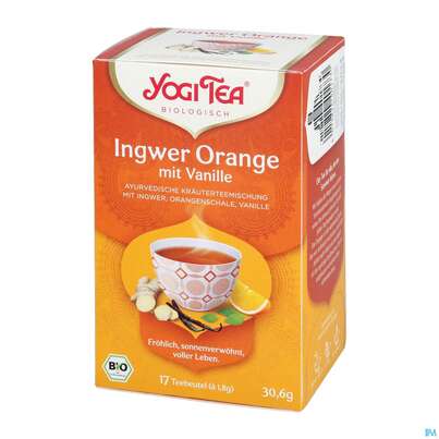 Yogi Tea Bio Ingwer Orange +vanille 17st, A-Nr.: 5750071 - 04