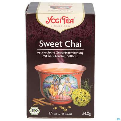 Yogi Tea Bio Sweet Chai 34g 17st, A-Nr.: 5749872 - 01