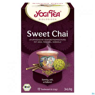 Yogi Tea Bio Sweet Chai 34g 17st, A-Nr.: 5749872 - 03