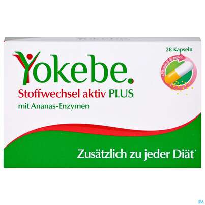 Yokebe Plus Stoffwechsel Aktiv Kapseln 28st, A-Nr.: 4093613 - 01