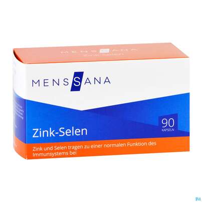 Zink Kapseln +selen Menssana 90st, A-Nr.: 3083110 - 01