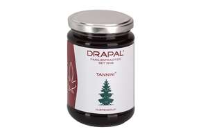 Sie sehen eine Packung DRAPAL® Tannini Hustensirup Glas ohne Faltschachtel, Produktbild: 01 DRAPAL® Tannini Hustensirup Glas ohne Faltschachtel, A-Nr.: 2493202 - 01