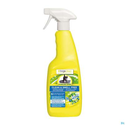 Sie sehen eine Packung Veterinaerprodukte Bogalean Clean +smell Free Litter Box Spray 500ml, Produktbild: 01 Veterinaerprodukte Bogalean Clean +smell Free Litter Box Spray 500ml, A-Nr.: 4610988 - 01