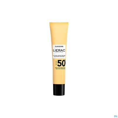Sie sehen eine Packung Sonnenprodukte Lierac Sunissime Gesicht Lsf50+ 40ml, Produktbild: 01 Sonnenprodukte Lierac Sunissime Gesicht Lsf50+ 40ml, A-Nr.: 4607992 - 01