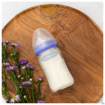 Saugflaschen -lansinoh Weithals Natural Wave 160ml Glas Slow Flow Sauge 1st, A-Nr.: 4737855 - 17