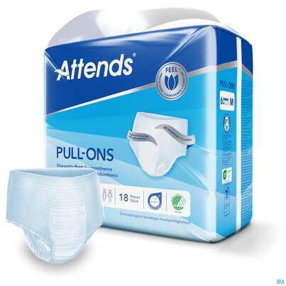 Inkontinenz Attends/pull-ons Pants/einmalhosen 6 Medium 72st, A-Nr.: 5603795 - 02