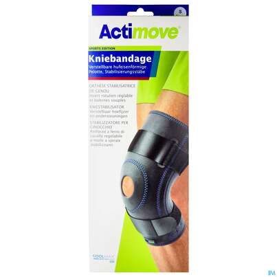 Kniegelenksbandagen Actimove/sport/+pelotte Gr S Oben 35,5-40,5cm 75594 1st, A-Nr.: 5263224 - 01