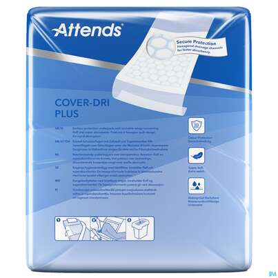 Krankenunterlagen Attends Cover Dri Plus 80x170cm 28st, A-Nr.: 3791551 - 02