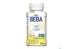 Sie sehen eine Packung Beba Pre 200ml 12576228 6st, Produktbild: 01 Beba Pre 200ml 12576228 6st, A-Nr.: 5387386 - 01