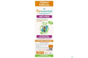 Sie sehen eine Packung Anti-laeuse Puressentiel Behandlungslotion +kamm 200ml, Produktbild: 01 Anti-laeuse Puressentiel Behandlungslotion +kamm 200ml, A-Nr.: 5716683 - 01