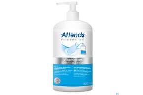 Sie sehen eine Packung Attends/care Pflege Waschlotion 500ml, Produktbild: 01 Attends/care Pflege Waschlotion 500ml, A-Nr.: 3428945 - 01