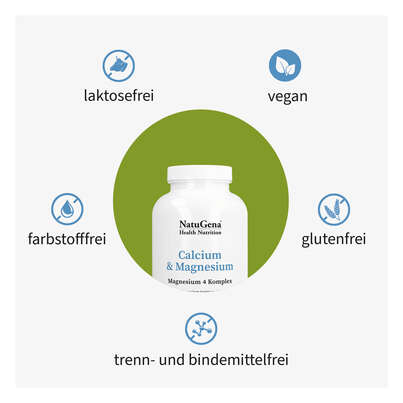 NatuGena Calcium &amp; Magnesium 300 Kapseln, A-Nr.: 5926883 - 03