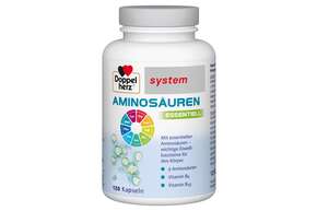 Sie sehen eine Packung Doppelherz system AMINOSÄUREN ESSENTIELL + Vitamin B6 + Vitamin B12, Produktbild: 01 Doppelherz system AMINOSÄUREN ESSENTIELL + Vitamin B6 + Vitamin B12, A-Nr.: 5677629 - 01
