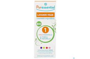 Sie sehen eine Packung Aetherische Oele Puressentiel/bio Echter Lavendel 10ml, Produktbild: 01 Aetherische Oele Puressentiel/bio Echter Lavendel 10ml, A-Nr.: 4934076 - 01