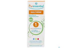 Sie sehen eine Packung Aetherische Oele Puressentiel/bio Wintergruen 10ml, Produktbild: 01 Aetherische Oele Puressentiel/bio Wintergruen 10ml, A-Nr.: 4934136 - 01