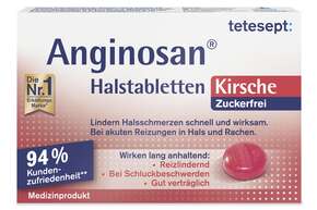 tetesept Anginosan Kirsche Lutschtabletten zuckerfrei, A-Nr.: 5388658 - 01