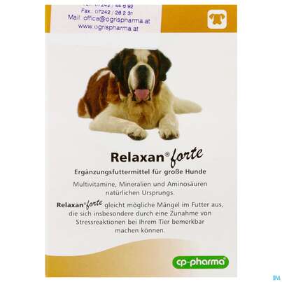 Veterinaerprodukte Relaxan Tabl Forte F Grosse Hunde 30st, A-Nr.: 3966619 - 01