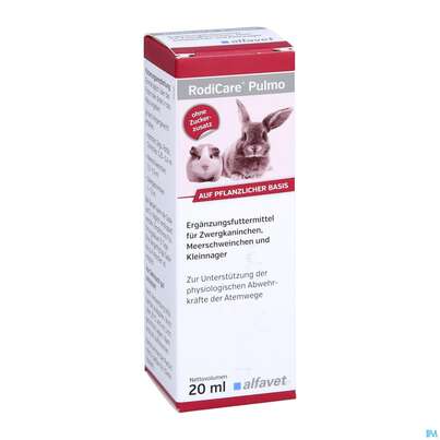 Veterinaerprodukte Rodicare F Kleinnager Pulmo 20ml, A-Nr.: 4541081 - 02