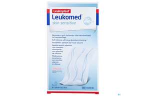 Wundverband Leukomed/skin Sensitive Vliesverband +auflage Steril 8x15cm 5st, A-Nr.: 5609013 - 01