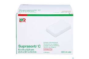 Wundverband Suprasorb Steril C Kollagen 6x 8x 0,8cm 5st, A-Nr.: 2203569 - 01